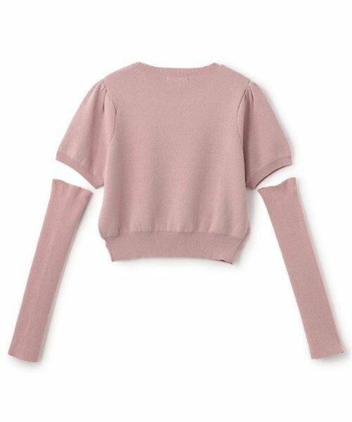 Lovetoxic / ラブトキシック ニット・セーター | 【DHOLIC/洗える】アームカバーつきニット | 詳細5