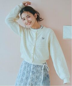 Lovetoxic / ラブトキシック カーディガン・ボレロ | 【洗える】リボン刺繍カーディガン