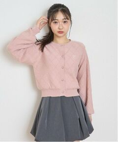 Lovetoxic / ラブトキシック カーディガン・ボレロ | 【洗える】リボン刺繍カーディガン