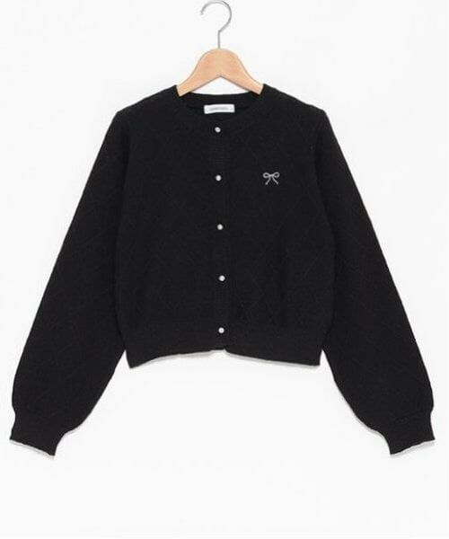 Lovetoxic / ラブトキシック カーディガン・ボレロ | 【洗える】リボン刺繍カーディガン | 詳細12