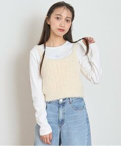 Lovetoxic / ラブトキシック Tシャツ | 【洗える】シャギービスチェインナーSET
