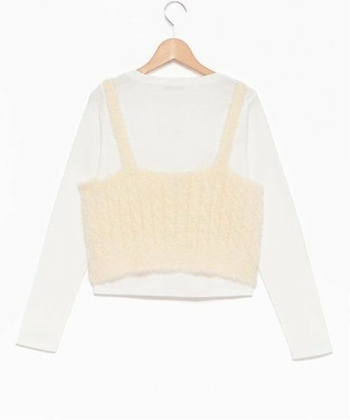 Lovetoxic / ラブトキシック Tシャツ | 【洗える】シャギービスチェインナーSET | 詳細19