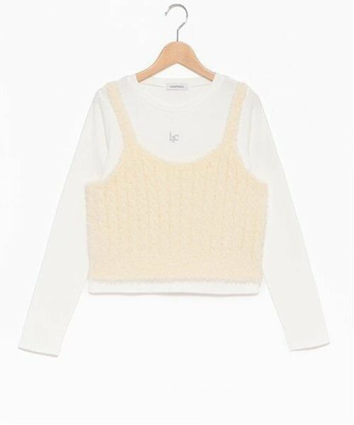 Lovetoxic / ラブトキシック Tシャツ | 【洗える】シャギービスチェインナーSET | 詳細28