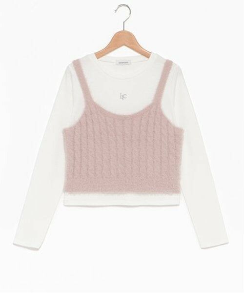 Lovetoxic / ラブトキシック Tシャツ | 【洗える】シャギービスチェインナーSET | 詳細29