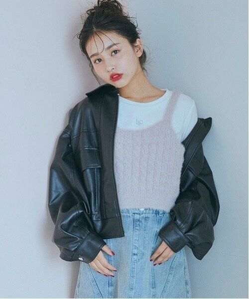 Lovetoxic / ラブトキシック Tシャツ | 【洗える】シャギービスチェインナーSET | 詳細3