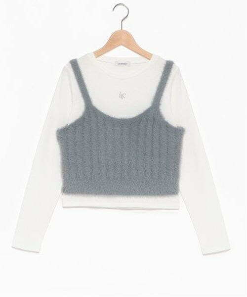 Lovetoxic / ラブトキシック Tシャツ | 【洗える】シャギービスチェインナーSET | 詳細30