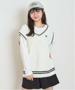 Lovetoxic / ラブトキシック ニット・セーター | 【洗える】ルーズニットベスト