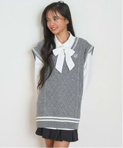 Lovetoxic / ラブトキシック ニット・セーター | 【洗える】ルーズニットベスト