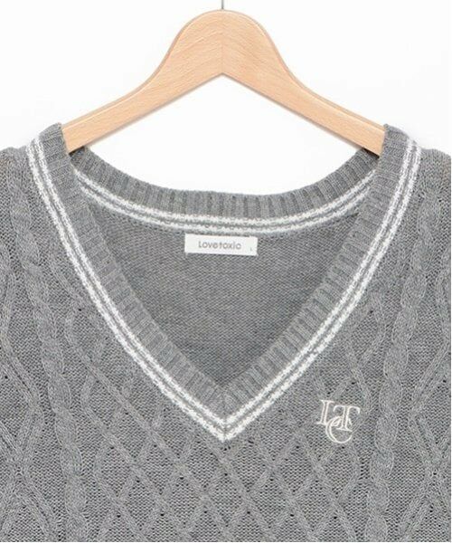 Lovetoxic / ラブトキシック ニット・セーター | 【洗える】ルーズニットベスト | 詳細3