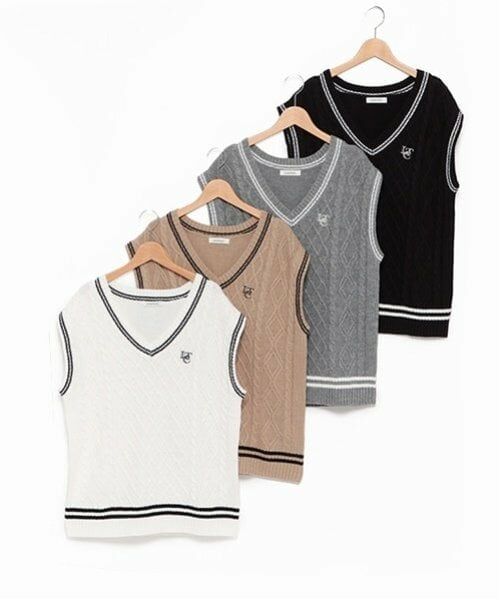 Lovetoxic / ラブトキシック ニット・セーター | 【洗える】ルーズニットベスト | 詳細8