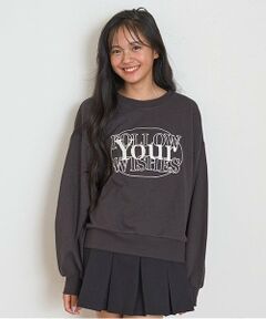 Lovetoxic / ラブトキシック スウェット | 【GOODPRICE】サークル刺しゅうプルオーバー