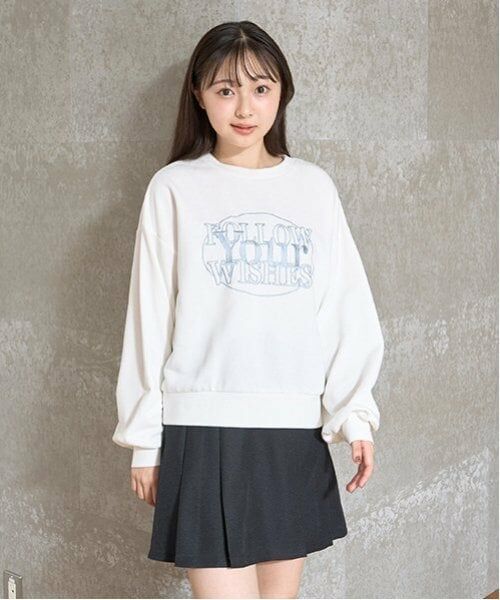 Lovetoxic / ラブトキシック スウェット | 【GOODPRICE】サークル刺しゅうプルオーバー | 詳細13