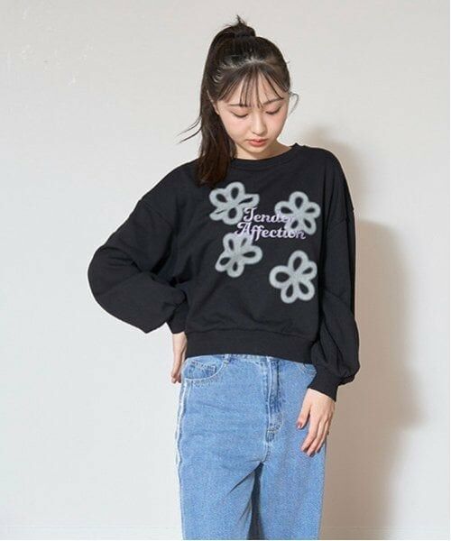 Lovetoxic / ラブトキシック スウェット | オーガビッツフラワースプレートレーナー | 詳細3