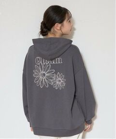 Lovetoxic / ラブトキシック パーカー | オーガビッツバックフラワー刺しゅうパーカ