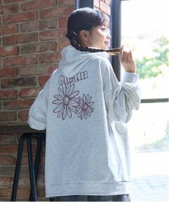 Lovetoxic / ラブトキシック パーカー | オーガビッツバックフラワー刺しゅうパーカ