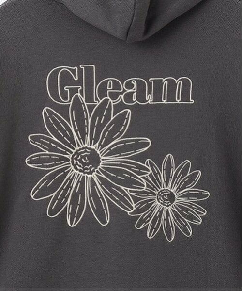 Lovetoxic / ラブトキシック パーカー | オーガビッツバックフラワー刺しゅうパーカ | 詳細13