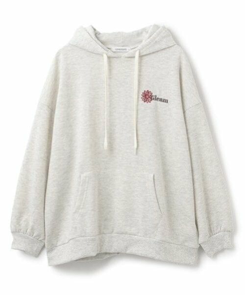 Lovetoxic / ラブトキシック パーカー | オーガビッツバックフラワー刺しゅうパーカ | 詳細17