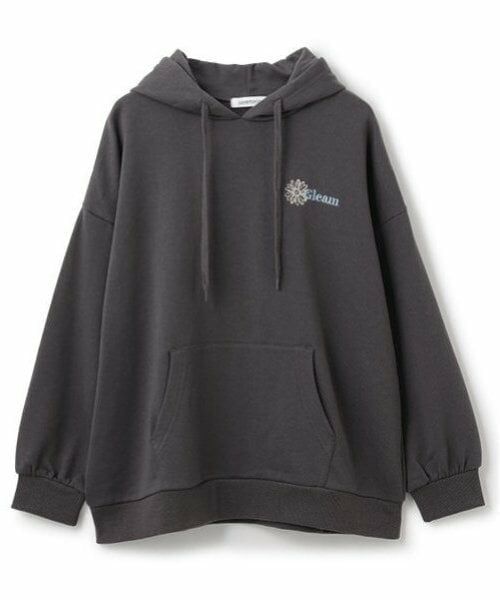 Lovetoxic / ラブトキシック パーカー | オーガビッツバックフラワー刺しゅうパーカ | 詳細18