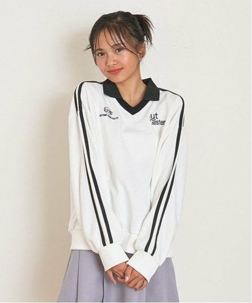 Lovetoxic / ラブトキシック スウェット | 【LTXC/吸水速乾】衿つきゲームシャツ（オフ ホワイト）