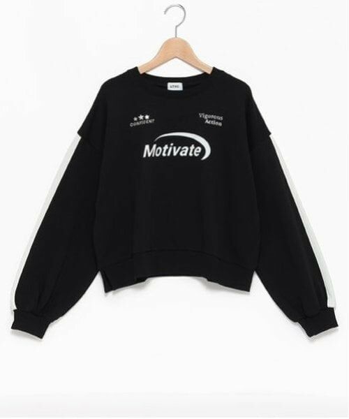 Lovetoxic / ラブトキシック スウェット | 【LTXC】ラインクロップドトレーナー | 詳細12