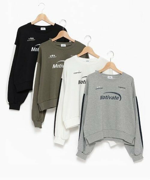 Lovetoxic / ラブトキシック スウェット | 【LTXC】ラインクロップドトレーナー | 詳細8