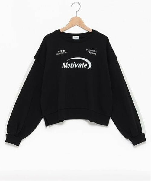 Lovetoxic / ラブトキシック スウェット | 【LTXC】ラインクロップドトレーナー | 詳細9