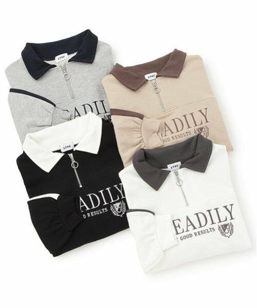 Lovetoxic / ラブトキシック スウェット | 【LTXC】【吸水速乾／さらさら】ハーフジップルーズトレーナー | 詳細10