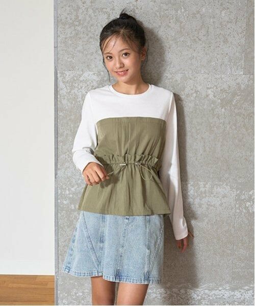 Lovetoxic / ラブトキシック Tシャツ | レイヤードテレコ長T | 詳細1