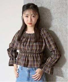 Lovetoxic / ラブトキシック シャツ・ブラウス | チェックオフショルブラウス