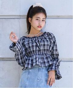 Lovetoxic / ラブトキシック シャツ・ブラウス | チェックオフショルブラウス