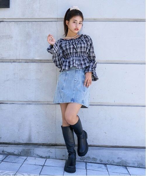 Lovetoxic / ラブトキシック シャツ・ブラウス | チェックオフショルブラウス | 詳細2