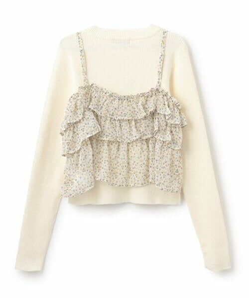 Lovetoxic / ラブトキシック その他トップス | キャミつきリブニットセット | 詳細1