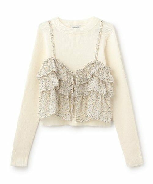 Lovetoxic / ラブトキシック その他トップス | キャミつきリブニットセット | 詳細14