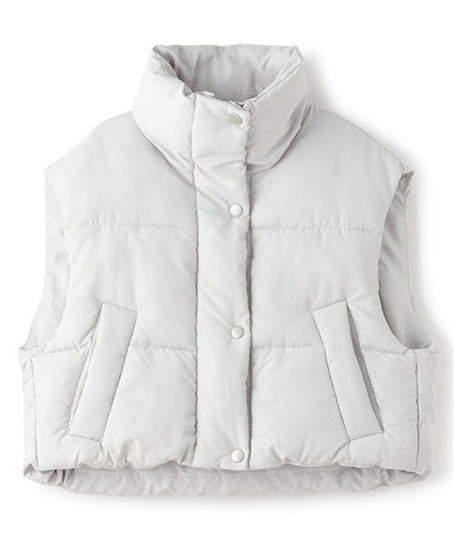 Lovetoxic / ラブトキシック ダウンジャケット・ベスト | パフィベスト（ライト グレー）