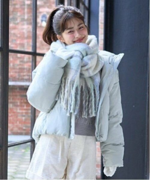 Lovetoxic / ラブトキシック ブルゾン | パフィショートブルゾン（薄カーキ）