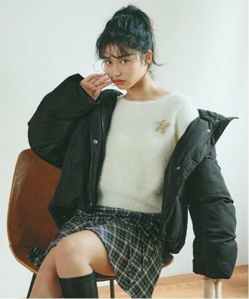 Lovetoxic / ラブトキシック ブルゾン | パフィショートブルゾン（黒）