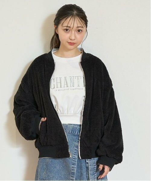 Lovetoxic / ラブトキシック ブルゾン | ボアリバーシブルMA1 | 詳細5