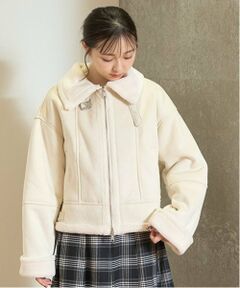 Lovetoxic / ラブトキシック ブルゾン | エコムートンライダースブルゾン