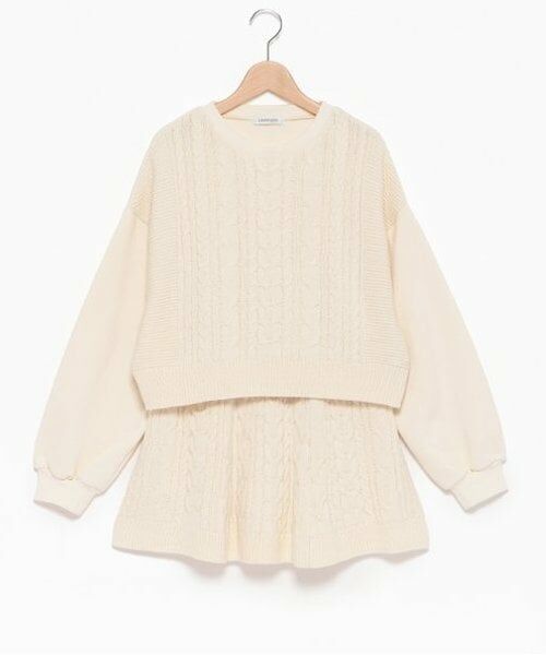 Lovetoxic / ラブトキシック ニット・セーター | ケーブルニットセットアップ | 詳細11