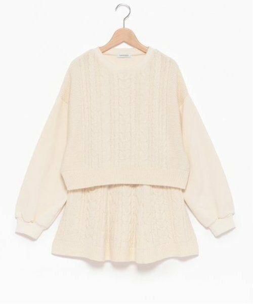 Lovetoxic / ラブトキシック ニット・セーター | ケーブルニットセットアップ | 詳細21