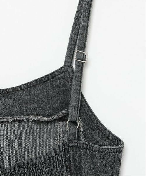 Lovetoxic / ラブトキシック ミニ丈・ひざ丈ワンピース | レースアップデニムジャンスカ | 詳細6