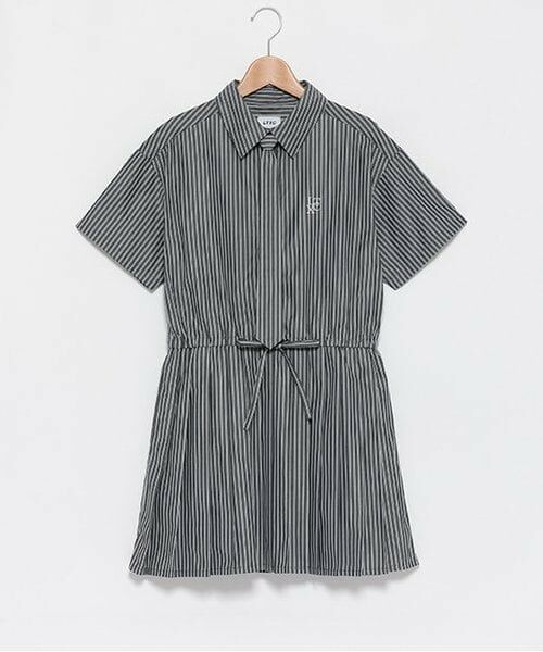 Lovetoxic / ラブトキシック ミニ丈・ひざ丈ワンピース | 【LTXC】ネクタイ付シャツワンピース（黒）