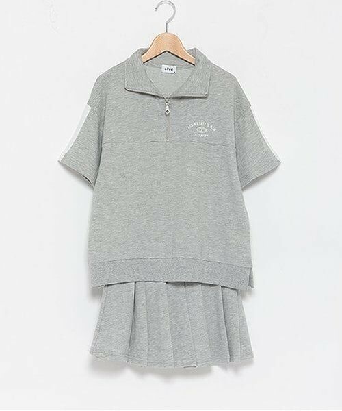 Lovetoxic / ラブトキシック その他トップス | 【LTXC】速乾プリーツSETUP（トップ グレー）