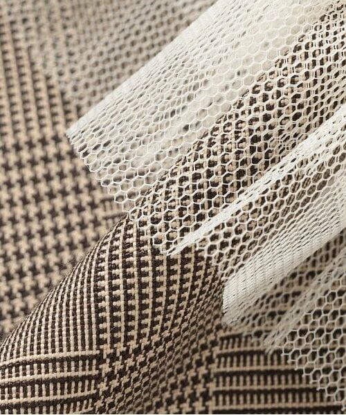 Lovetoxic / ラブトキシック ミニ丈・ひざ丈ワンピース | ビスチェ付グレンチェックシャツワンピース | 詳細10