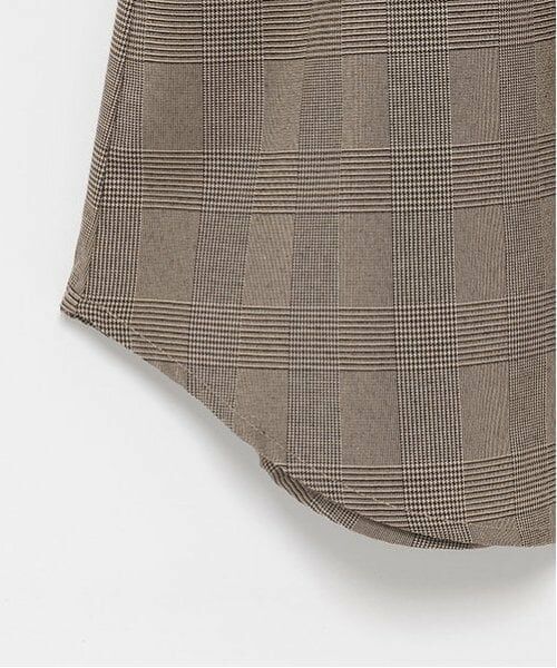 Lovetoxic / ラブトキシック ミニ丈・ひざ丈ワンピース | ビスチェ付グレンチェックシャツワンピース | 詳細18