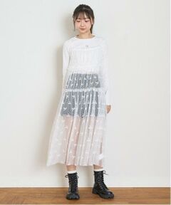 Lovetoxic / ラブトキシック ミニ丈・ひざ丈ワンピース | インナー付チュールワンピース