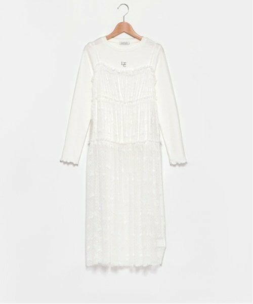 Lovetoxic / ラブトキシック ミニ丈・ひざ丈ワンピース | インナー付チュールワンピース | 詳細11