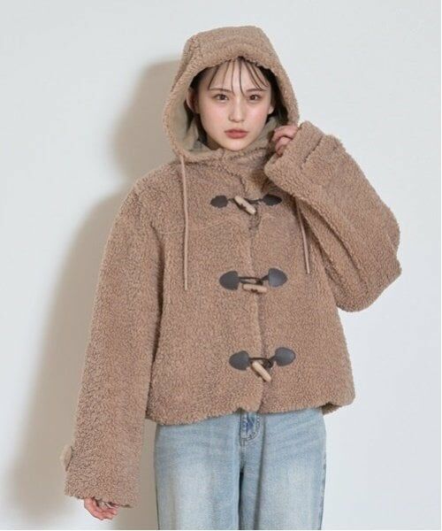 Lovetoxic / ラブトキシック その他アウター | ボアダッフルコート | 詳細1