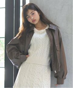 Lovetoxic / ラブトキシック ブルゾン | 合皮短丈ジャケット