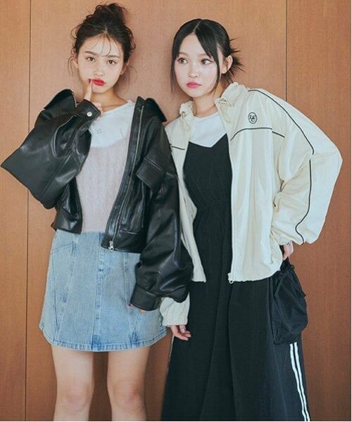 Lovetoxic / ラブトキシック ブルゾン | 合皮短丈ジャケット | 詳細2